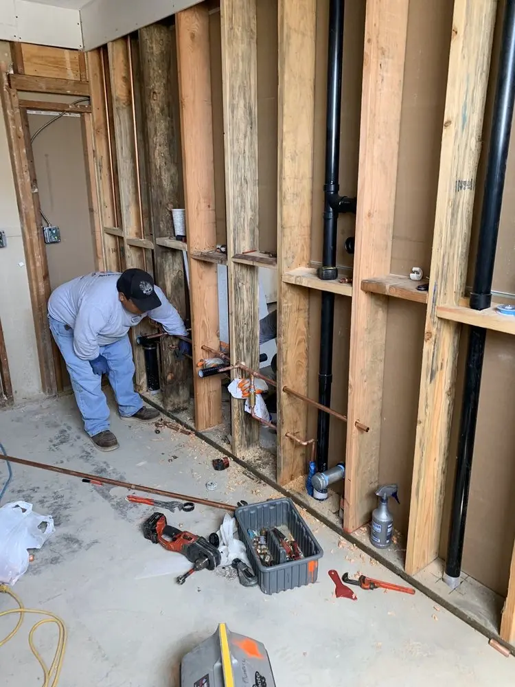 Commercial rough-in plumbing for Water Heater Replacement in Florence-Graham